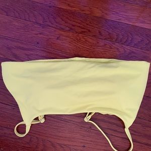 **bad first picture!! neon yellow Athleta swim top
